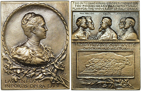 Hearst restrike medal