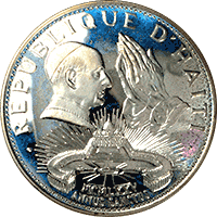 Fig 15. Haiti 50 Gourdes (Holy Year commemorative) 1976(S)