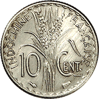 Fig 22. French Indo-China 10 Centimes 1940(S)